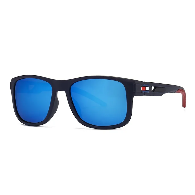 

Custom Logo Classical Square Rectangle Men Sunglasses TR90 Outdoor Sport Polarized Sunglasses Oculos De Sol