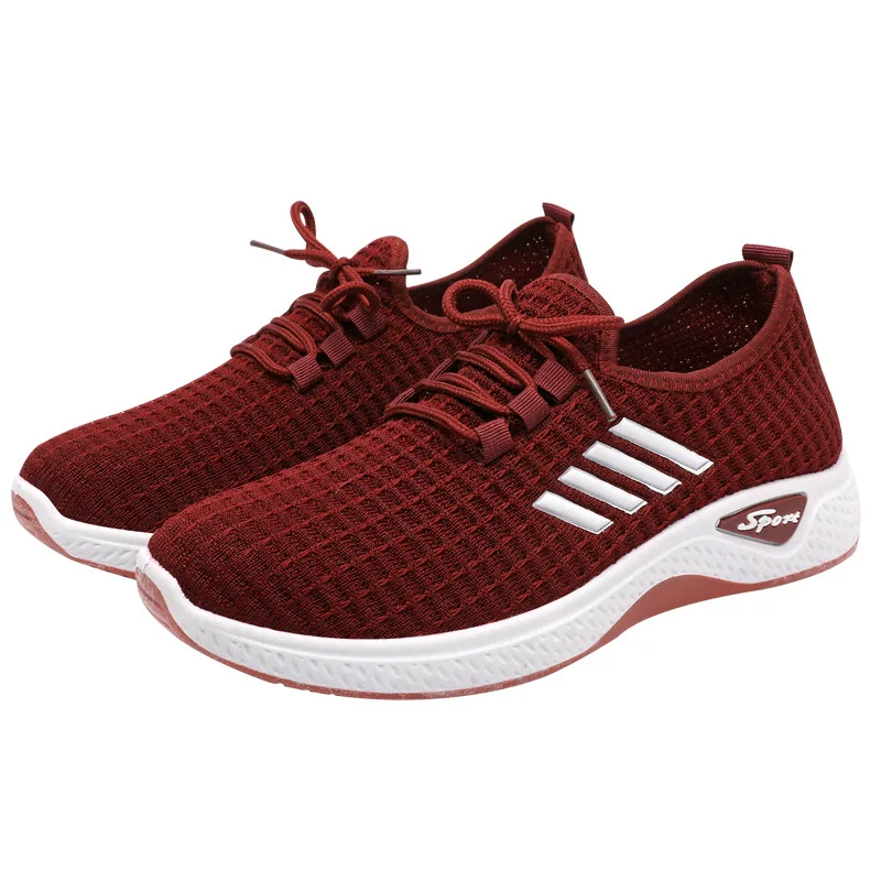 

2021 Comfortable low price sneakers running women shoes, Black/pink/burgundy/purple