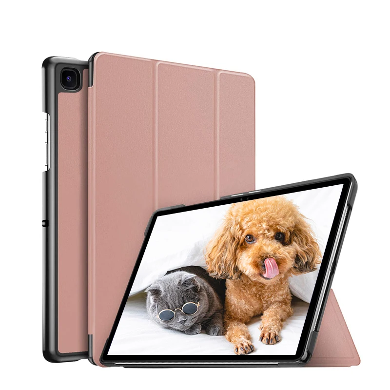 

Factory Price Free Sample PU Leather+PC Frame+Microfiber Lining Tablet Case For Samsung Galaxy Tab S6 Lite 10.4inch P610 P615, Multi colors