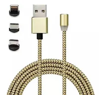 

Amazon Hot Sale 3in1 magnet type c cables magnetic mobile phone