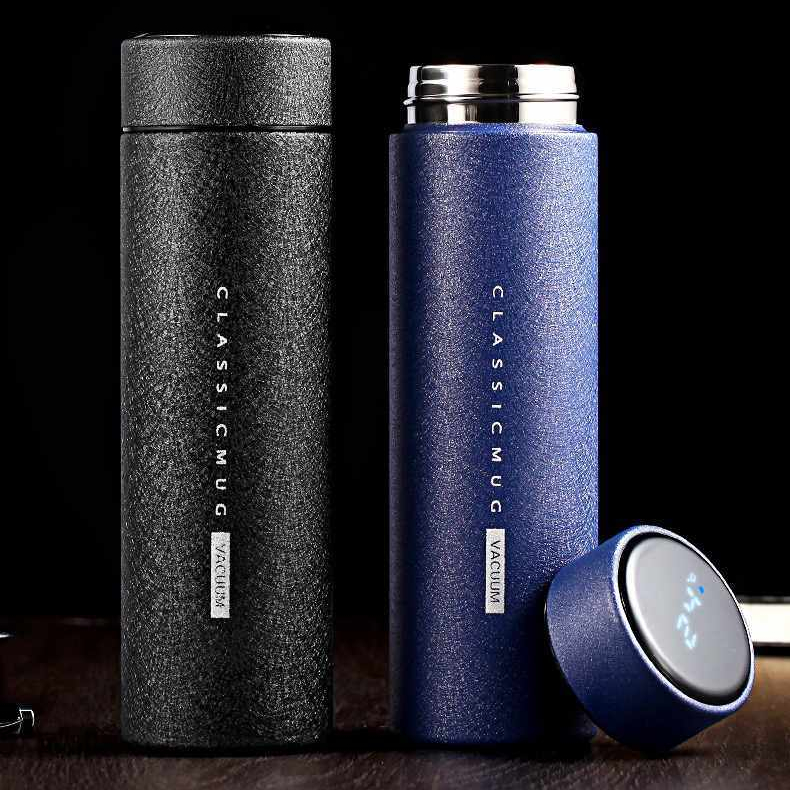 

Smart Water Bottle LED Display Of Temperature Cup Stainless Steel Insulated Mug Vacuum Flask