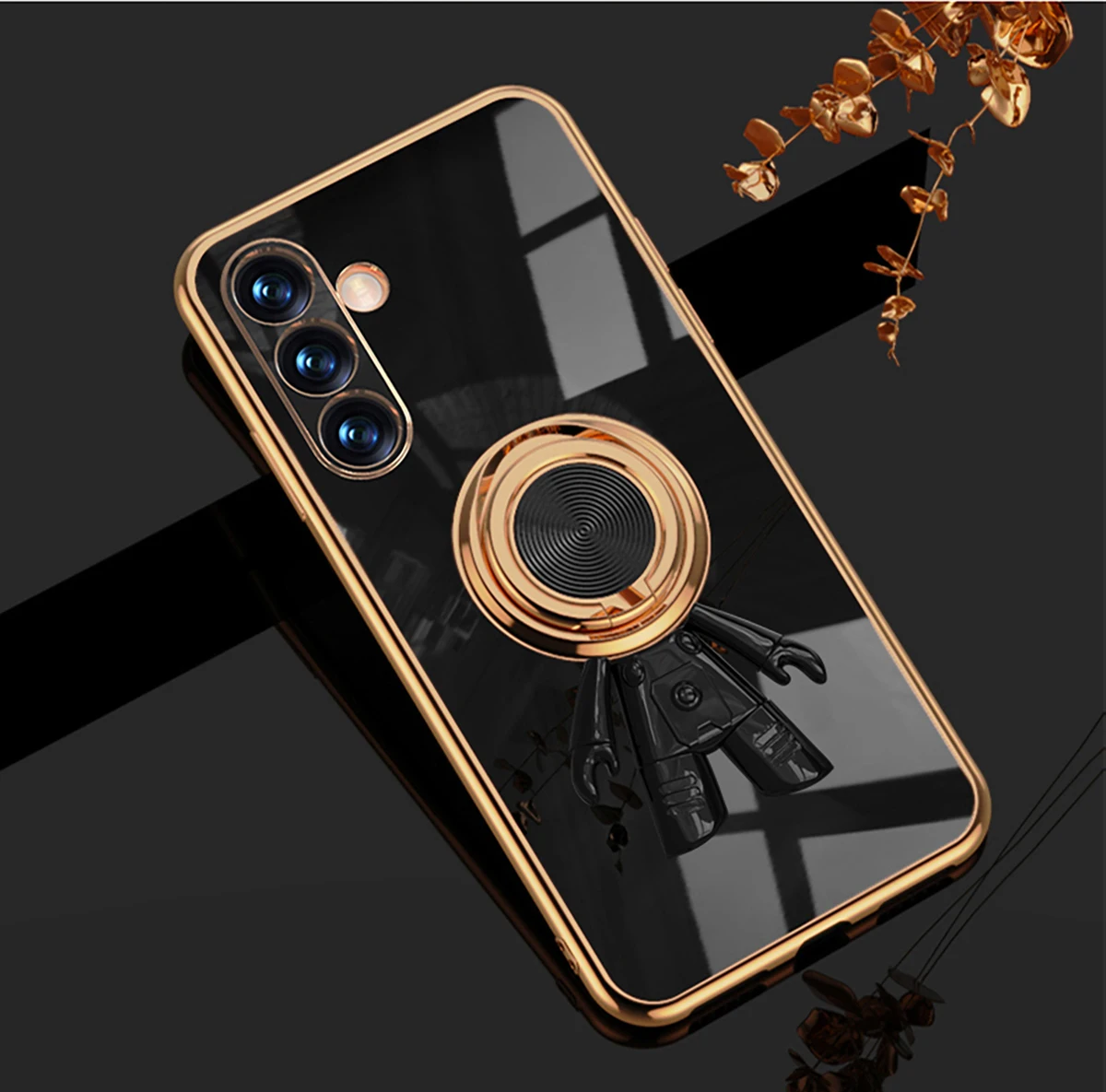 

New design spaceman phone case plating luxury phone cover case for Galaxy A14 5G