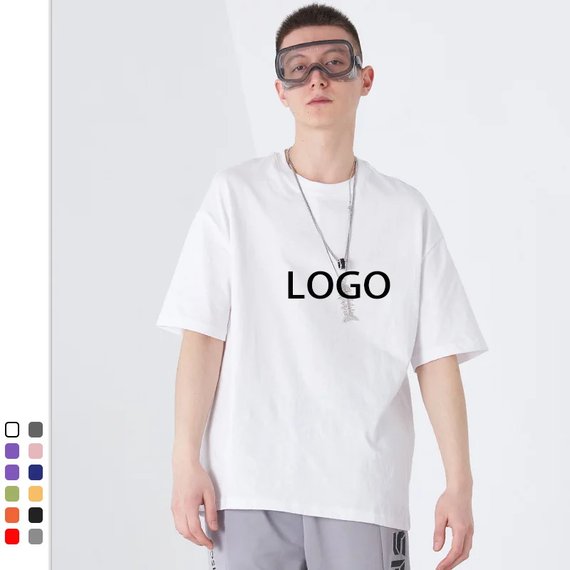 

Custom Printing Mens Streetwear Men's Hip Hop T-shirts Shirt Men 100% Cotton Oversized Blank T Shirts