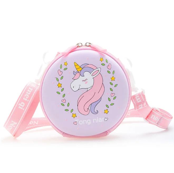 

Kids Messenger Bag Purse Fashion Unicorn Children Shoulder Bag Cute Girls Unicorn Crossbody Bag, As pic