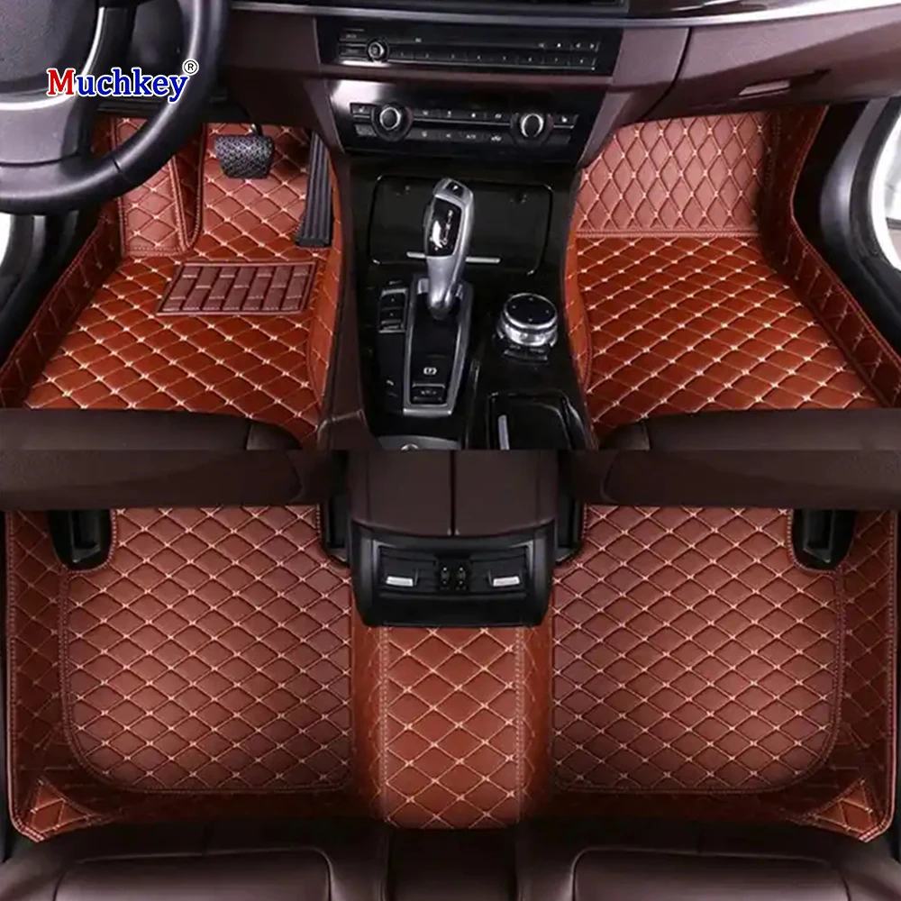 

Muchkey Non Slip Hot Pressed 5D for +Cruze 2017 2018 Luxury Leather Car Floor Mats