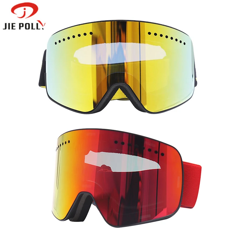 

Best selling custom strap dex snow ski goggles with PP or nylon strap