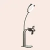 Pro live Stream Fill light phone holder with USB rechargeable and brightness adjustment led ring light micro phone holder