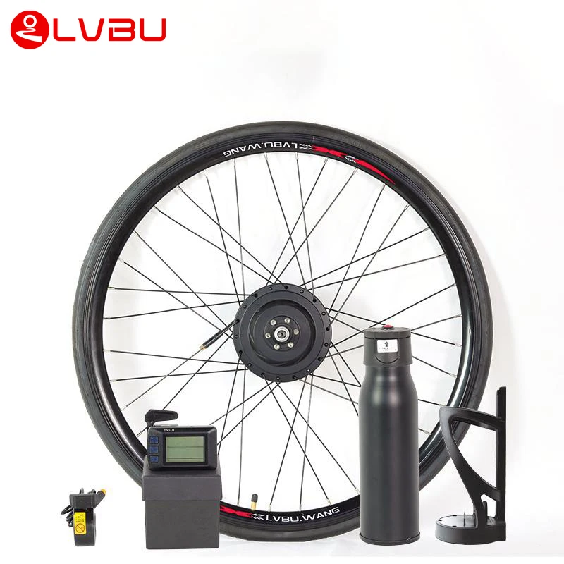 

Lvbu Wheel BY20D 36v 250w 350w 500wHot Sale Hidden Power Electric Bike Kit E-bike Conversion Kit With Battery