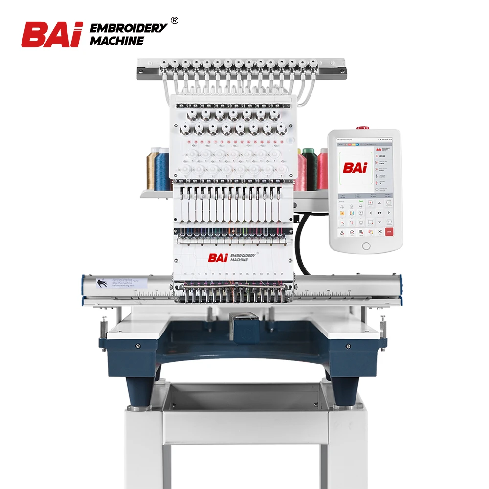 

BAI apparel machinery high quality Durable quality 12/15 needles fully computerized embroidery machine