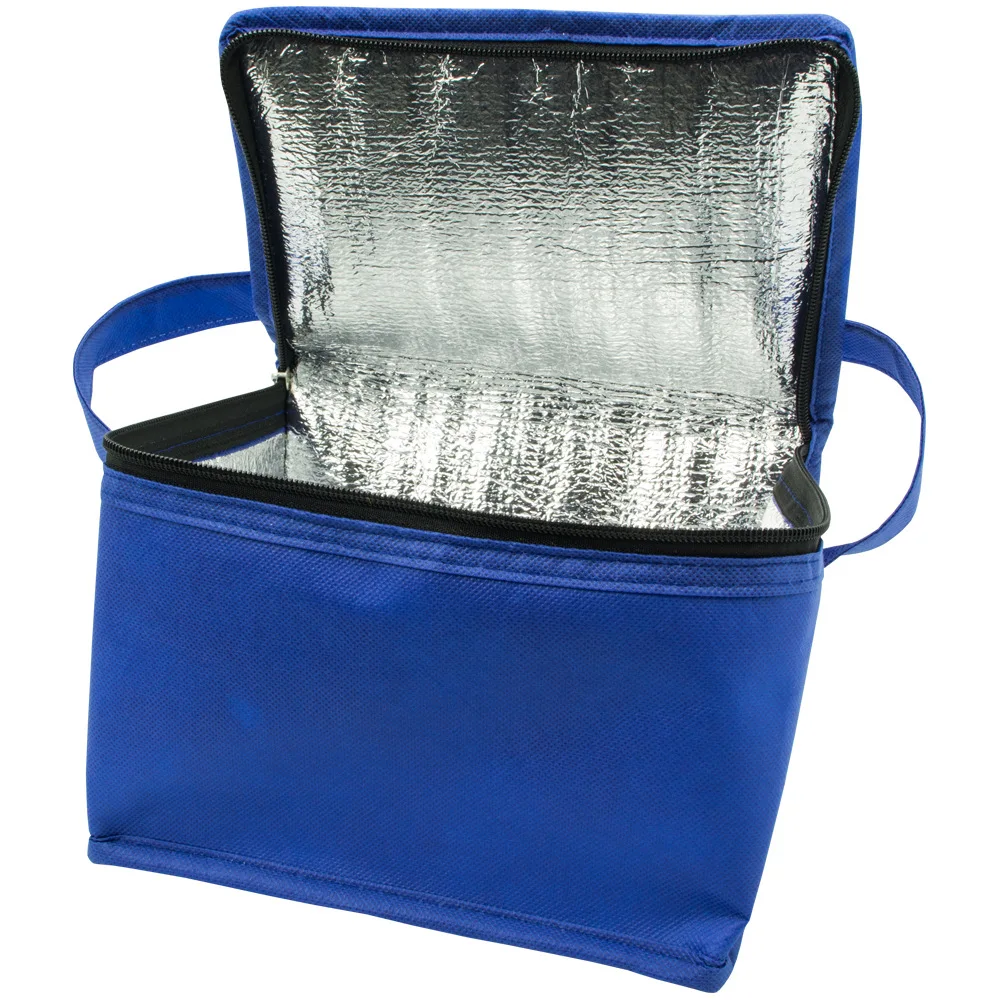 

Custom High Quality Thermal Insulation Bag Insulated Non Woven with Aluminum Foil CANS Craft Sewing Customized, Picture