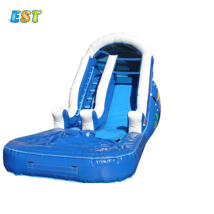 

Outdoor Giant Cheap Kids Play Inflatable Water Slide Play Center Water Park Pool Toys Repair Kits and Air Blower 1 Piece CN;GUA, As the picture