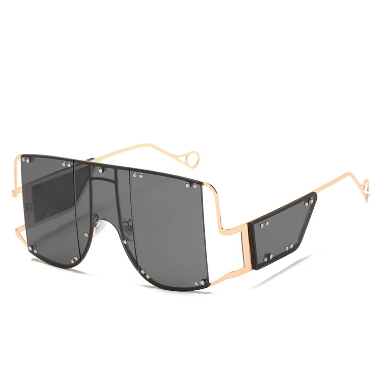 

2020 Siamese The New Multicolor Orange Fashion Popular Sun Shades Rectangle Sunglasses, Picture shows