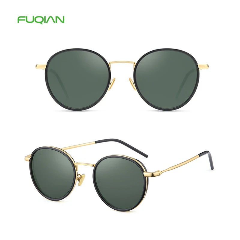 

2020 Brand Designer rounded womens oversized vintage sunglasses with UV400 protection, Any colors is available