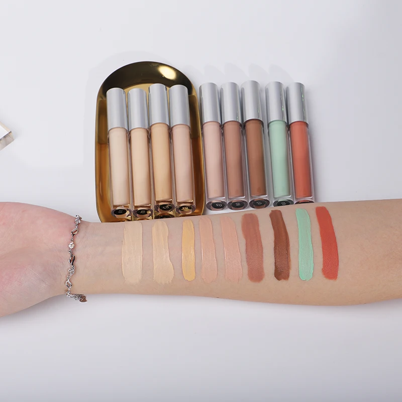 

Liquid concealer makeup pencil and foundation