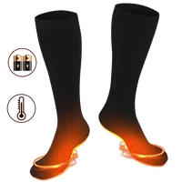 

Hot-sale mans long socks with rechargeable battery powered heated socks for winter warm