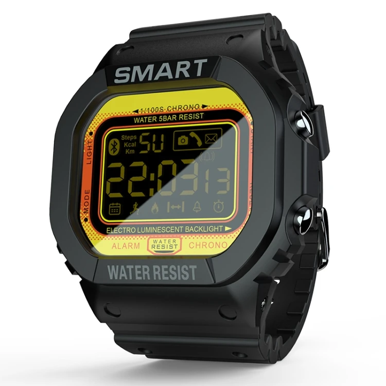 

Droshipping 1.21 inch FSTN LCD Screen 50m Waterproof Smart Watch, Support Information Reminder / Remote Camera / Sport Record