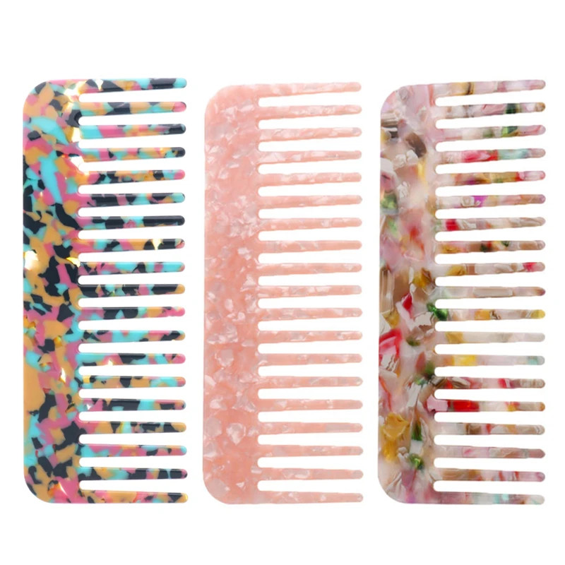 

Cellulose acetate salon hair salon haircut comb creative anti-static comb special hairdressing comb for girls women, Customized color