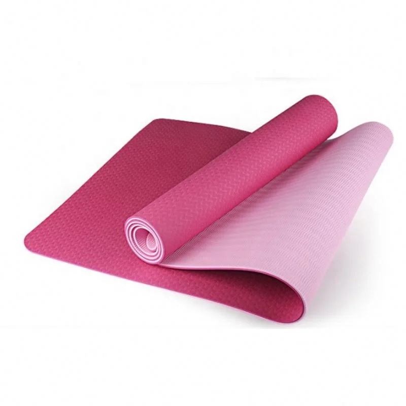 

China factory Industrial prefabricated Double layers TPE yoga mat