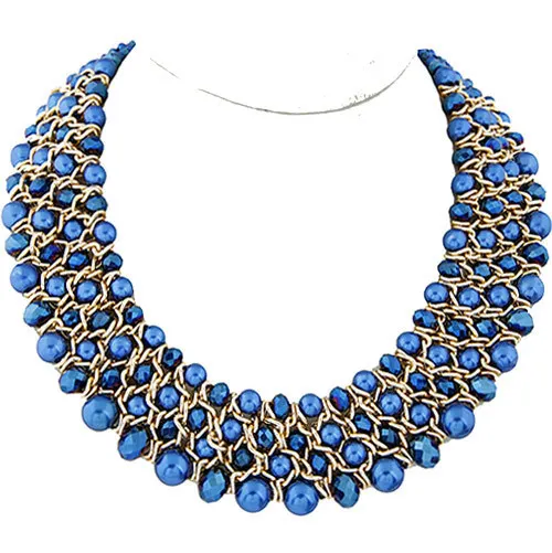 

Hot selling beads choker necklace Fashion beaded necklaces for women W101122110