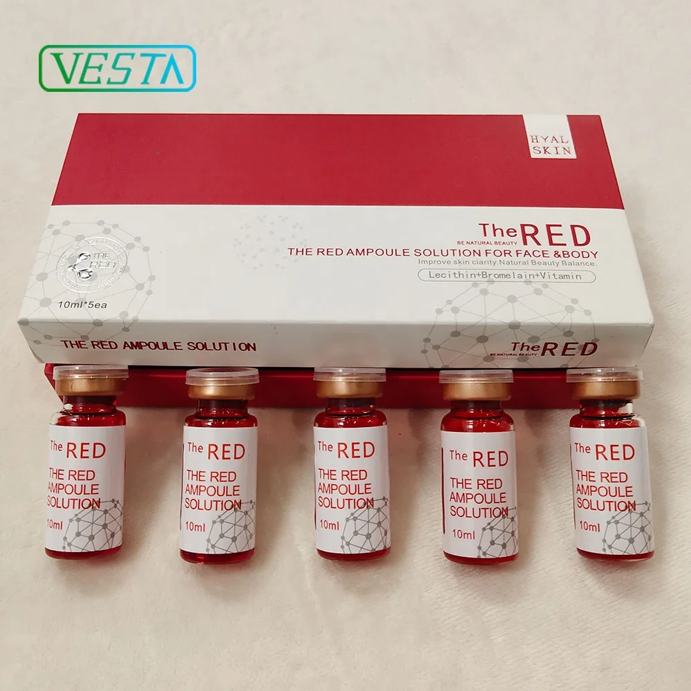 

Korea Lipolysis#4 Factory PriceInjectables Lipolysis Dissolving Solution Fat Dissolve Injection Injectable Slimming For Meso Gun, Red