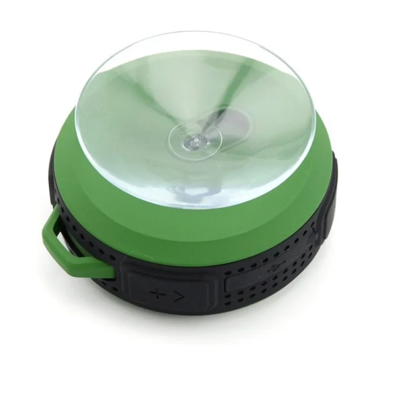 

Outdoor Waterproof Blue tooth Wireless Speaker C6 with suction cup