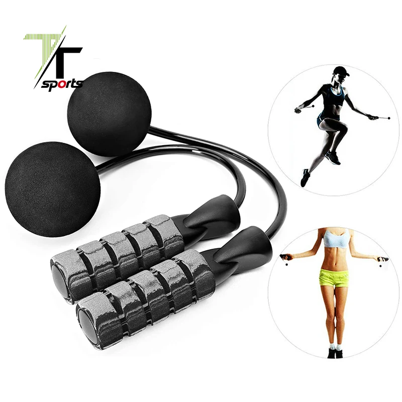 

TTSPORTS Custom Logo Pakistan Only Handles Fitness Weighted Metal Wireless Rope less Skipping Rope Cordless Jump Rope