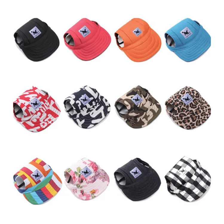 

Wholesale Factory Price Pet Accessories Cute Adjustable Pet Baseball Hat Dog Hats, Picture shows