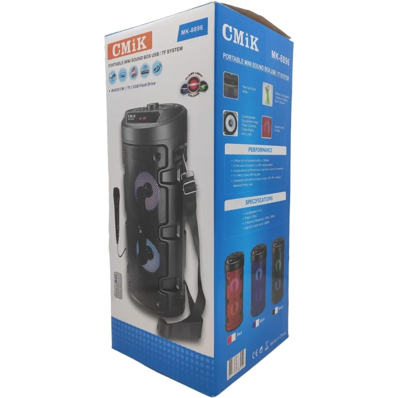 cmik mk-8896 oem odm caixa som waterproof aspor bocina inteligente outdoor with belt sound system ceiling blue tooth speaker - ANKUX.COM