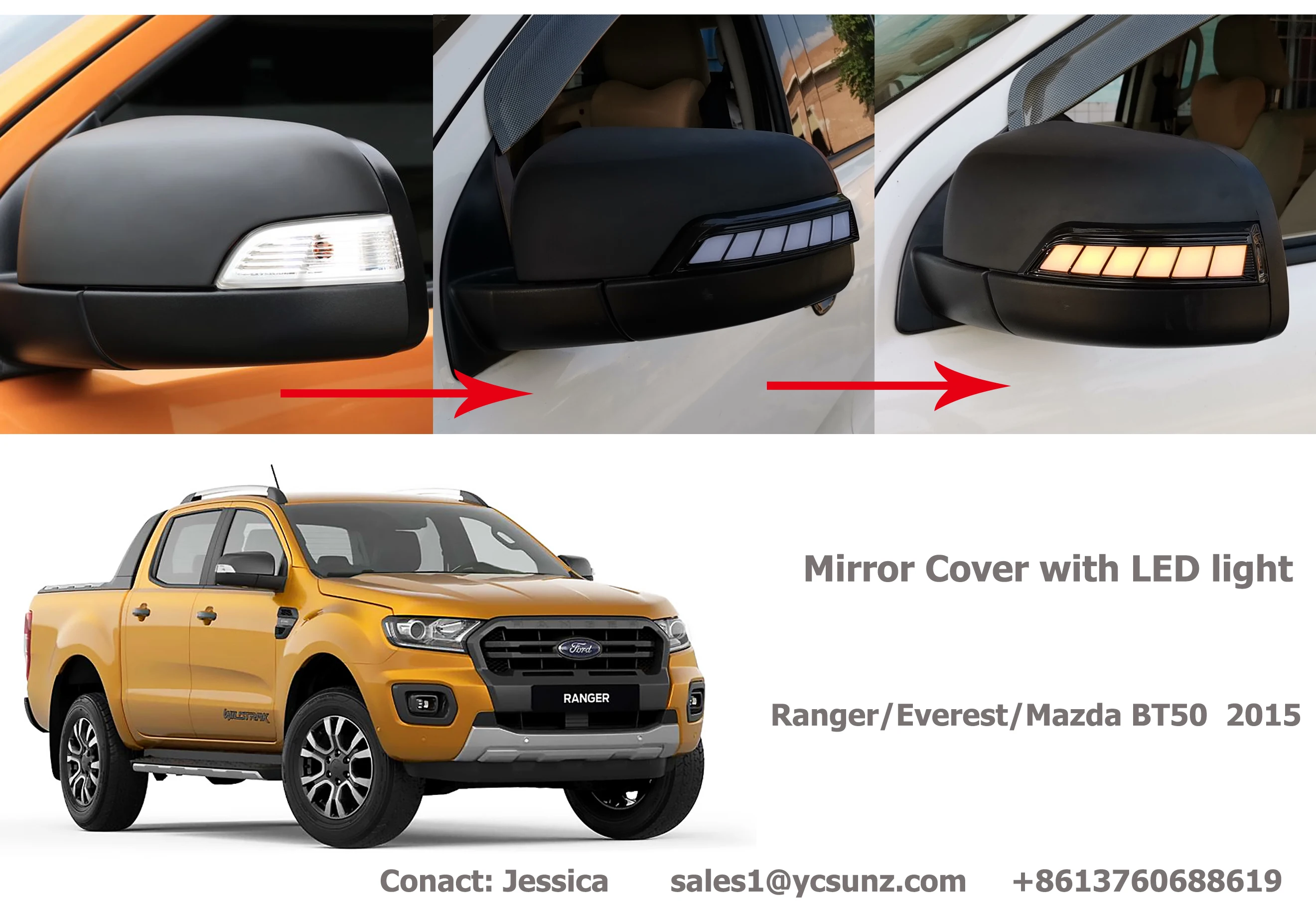 Ycsunz Rts 1 Year Warranty Bt50 Side Door Mirror Cover Ycsunz Rts 1 Year Warranty Bt50 Side Door Mirror Cover