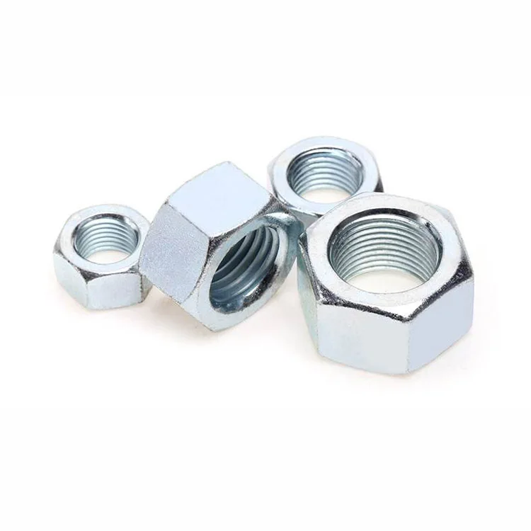 
High quality carbon steel DIN934 zinc plated hex nut 