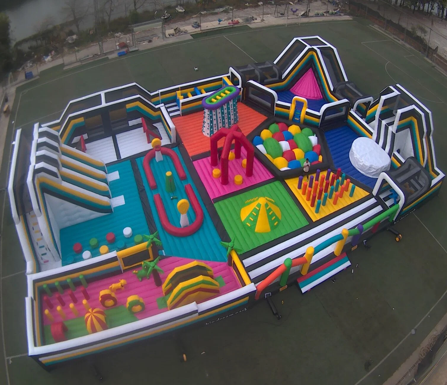 

Adult inflatable obstacle course inflatable obstacle course for sale, Multi-color or customized color