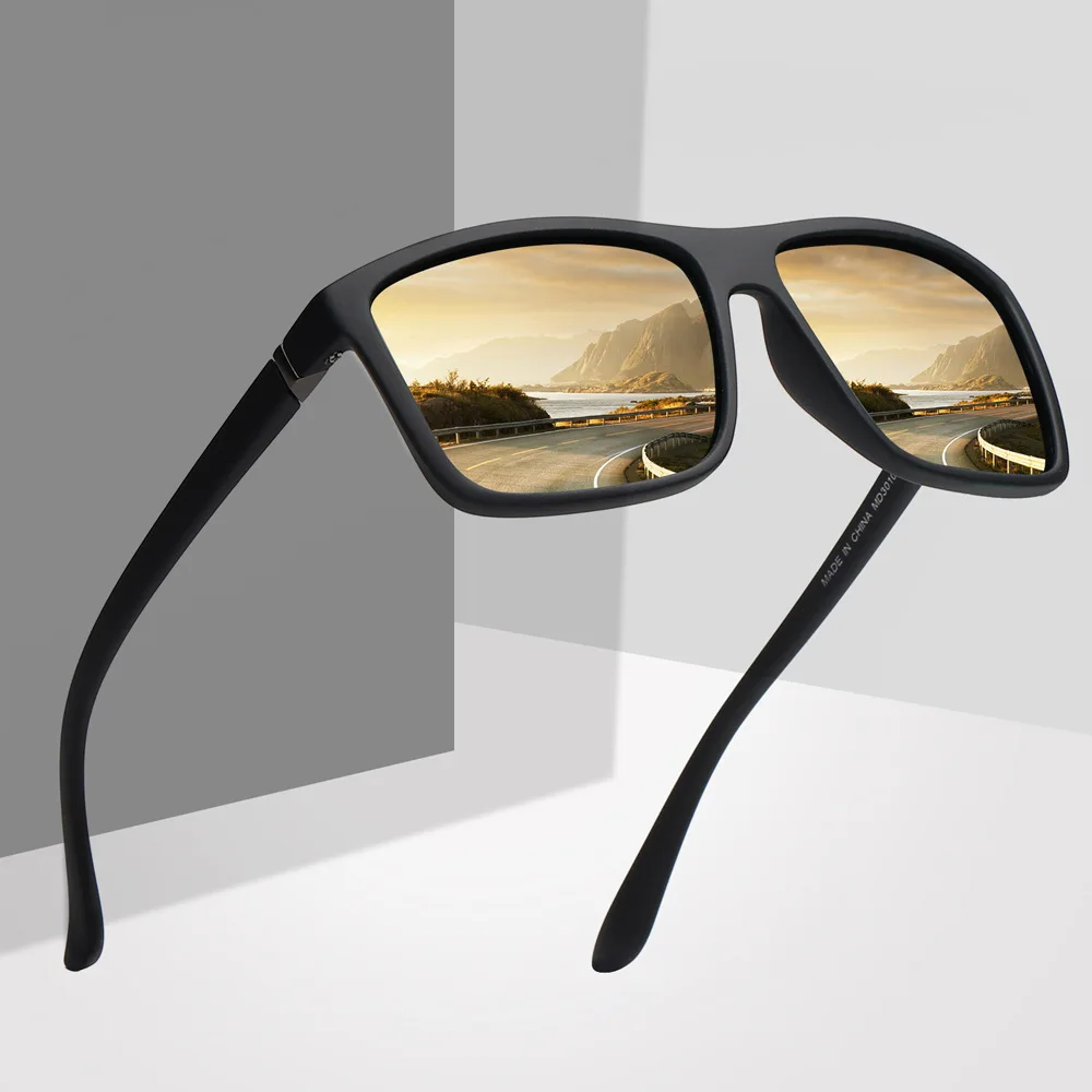

SKYWAY Vintage Retro Sunglasses Men Polarized Classic Sun Glasses For Men Driving UV400 Square Male Sunglasses