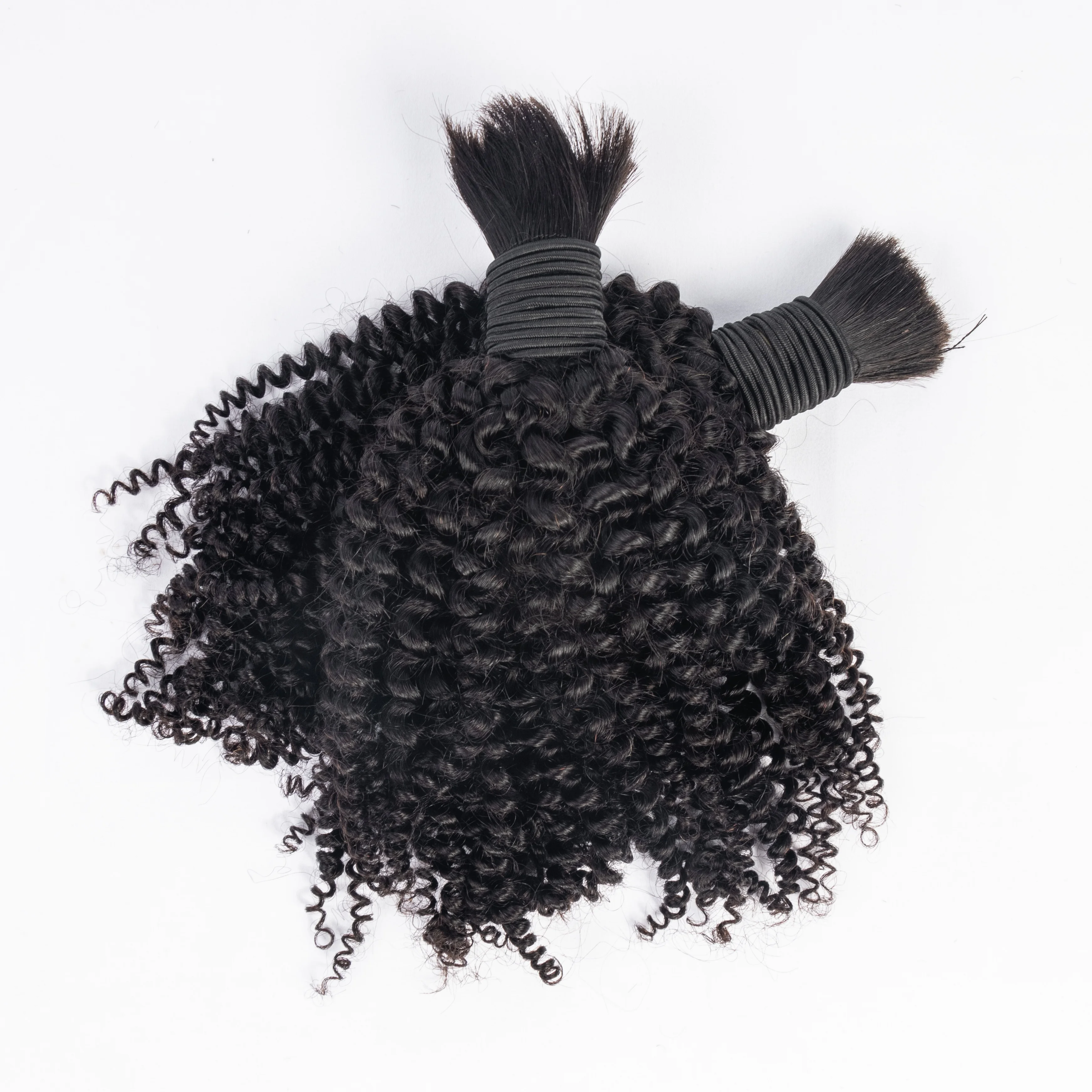 Hot Selling Kinky Curly Bulk Human Hair Without Weft for Braids 4A Afro Kinky Hair Braiding Hair 100g