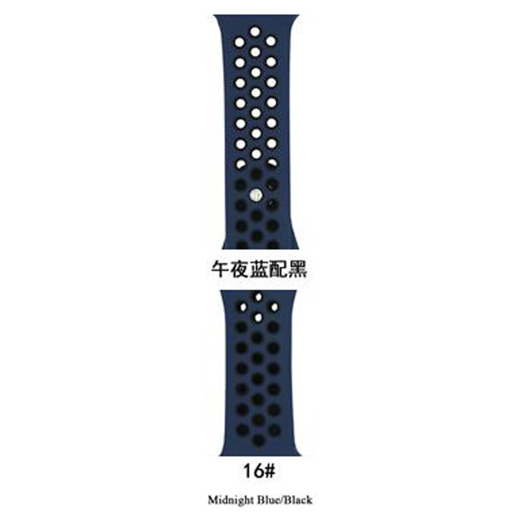 

ShanHai For Apple Watch Band, Silicone Sport Band Replacement Wrist Strap For iWatch Series 4 Series 5/4/3 Sport Edition S/M M/L, Multi-color optional or customized