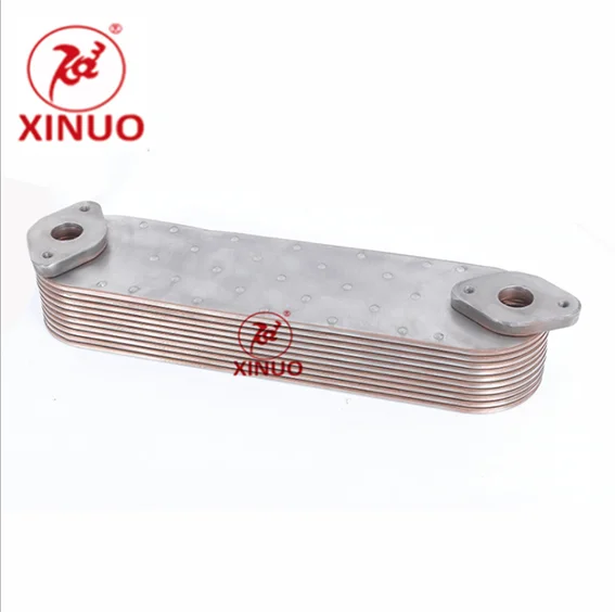 6d125 6d140 6d155 Engine Oil Cooler Parts 6127612103 6006511161 600