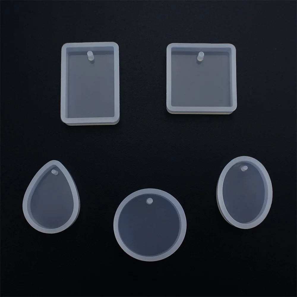 Arts Crafts Clear DIY Resin Casting Molds Round Square Silicone Molds For Resin