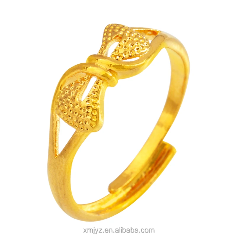 

Live Source Brass Gold-Plated Open Ring Fashion Fashion Butterfly Ring Women Factory Direct Jewelry