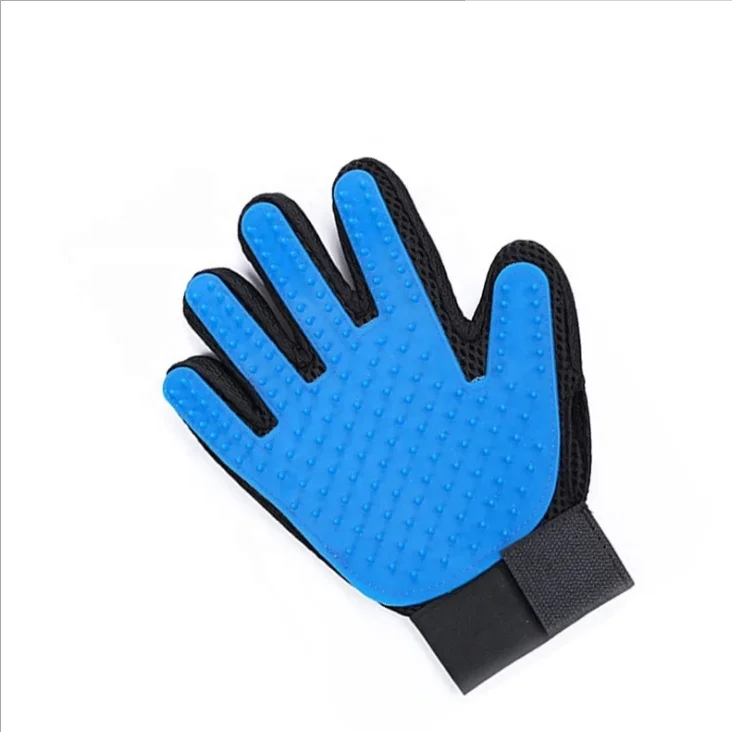 Pet Hair Brush Glove Gentle Deshedding Brush Glove Perfect for Dog & Cat with Long & Short Fur single package
