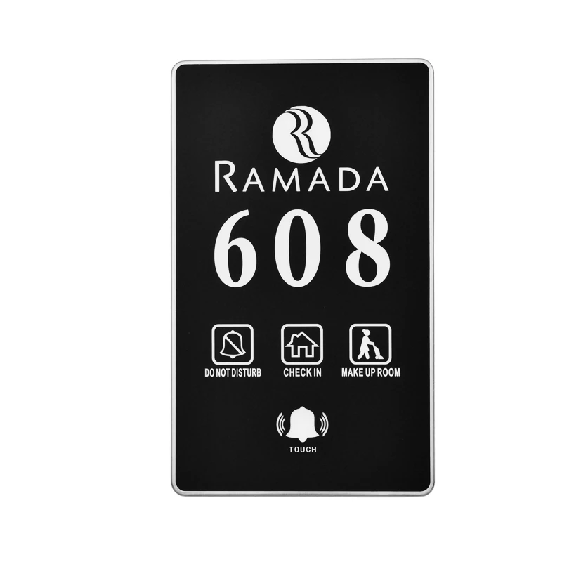 
Hotel Room Number Display Touch Switch Saver Doorplate Room Number DND System 