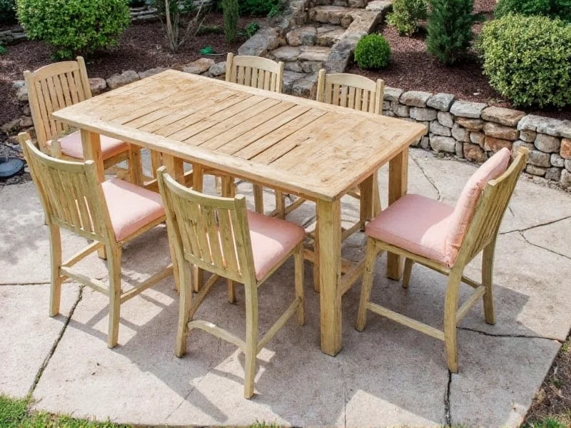 Weekend warrior diy patio dining set construction