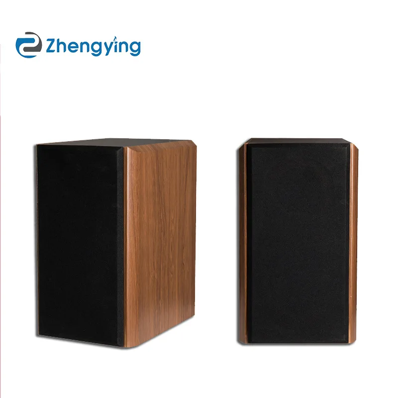 

Fashionable HIFI speaker 6 inch passive fever vocal 2.0 desktop tube tube machine wooden bookshelf small audio