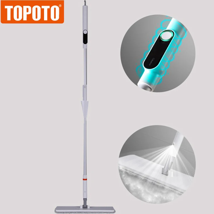 

TOPOTO Factory Supply Attractive Price Aluminium Plate Household Floor Cleaning Mop Squeegee Spray Flat Mop