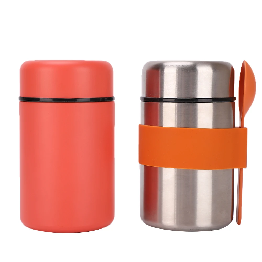 

Wholesale Custom Double Wall Insulated Stainless Steel Vacuum Lunch Jar Eco-Friendly Food Warmer Flask, Customized color