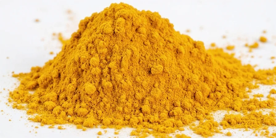 Turmeric supplements and powders displayed in a health food store