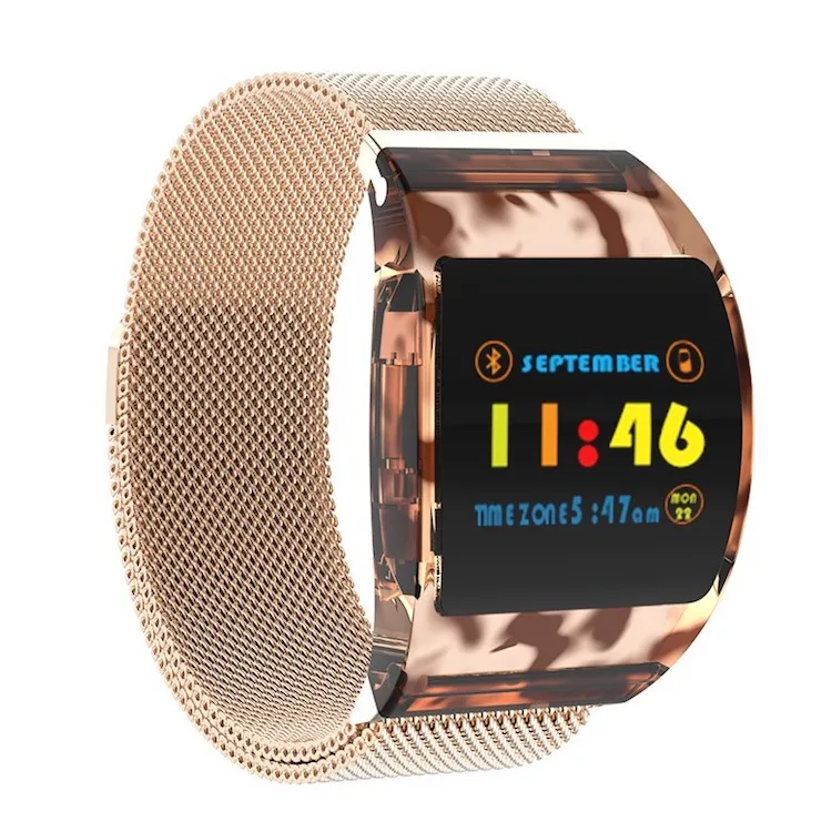 

P63 lady luxury smart watch Heart Rate Monitor Fitness Tracker smart band For Android IOS