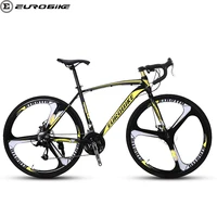 

Aluminum Alloy Road Racing Bike 60mm Rim 700C Hybrid Bicycle 27 Speed Bike Parts 26 inch Road bike EURO XC550