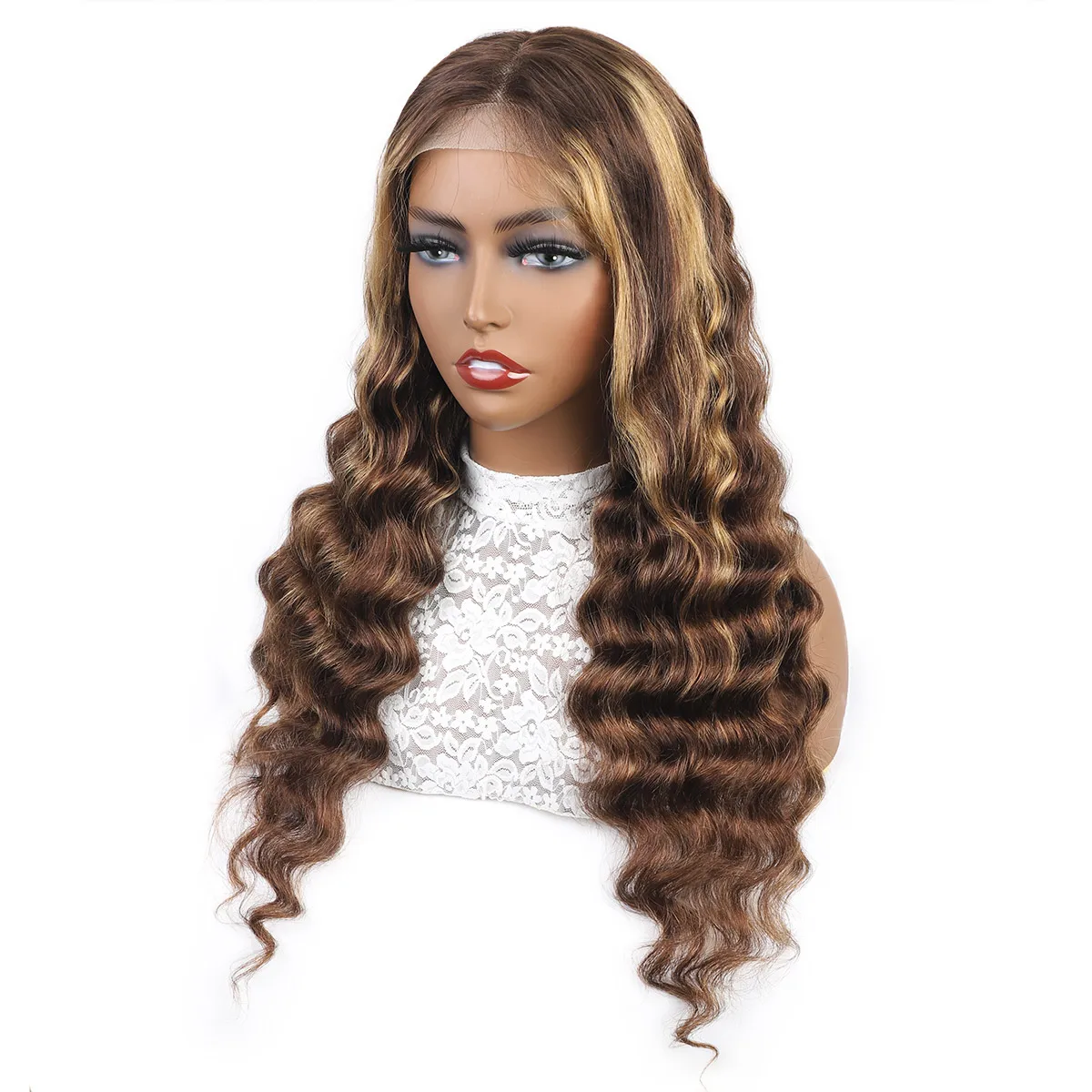 

Human Hair Wigs Front Loose Deep 4*4 Lace 14-38 Inch Wigs Hd Lace Pre Plucked Lace Wigs 100% Virgin Human Hair, Pic showed