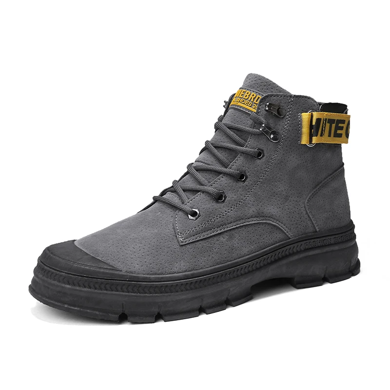 

High quality autumn and winter new leather men's boots in the tube classic men's leather boots