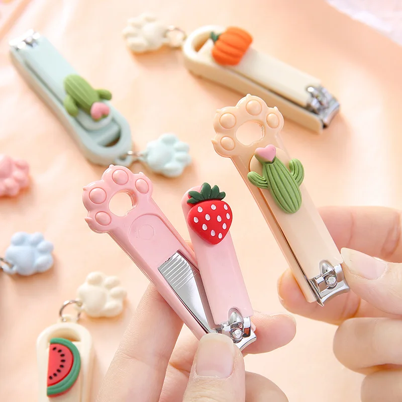 

Stainless Steel Nail Clippers Trimmer Cute Cartoon Nail Clippers Colorful Nail Clipper Manicure Pedicure Care Tool