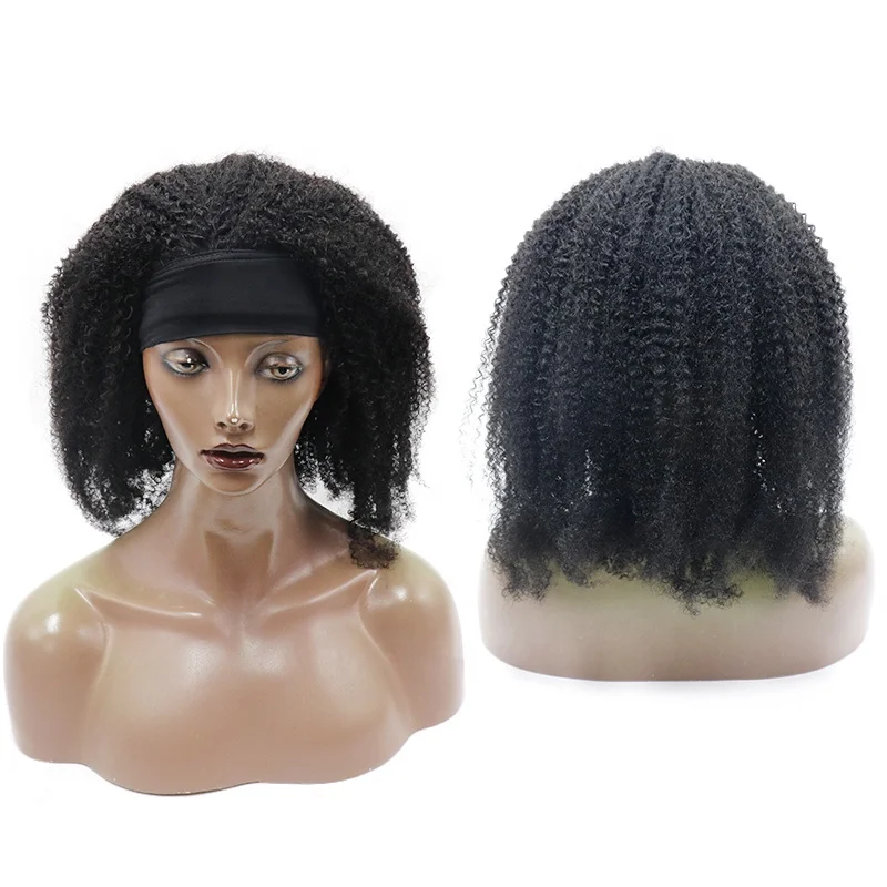 

Cheap Price 50% Discount Natural Color 130% Density 20 Inch 4B4C Hair Wigs